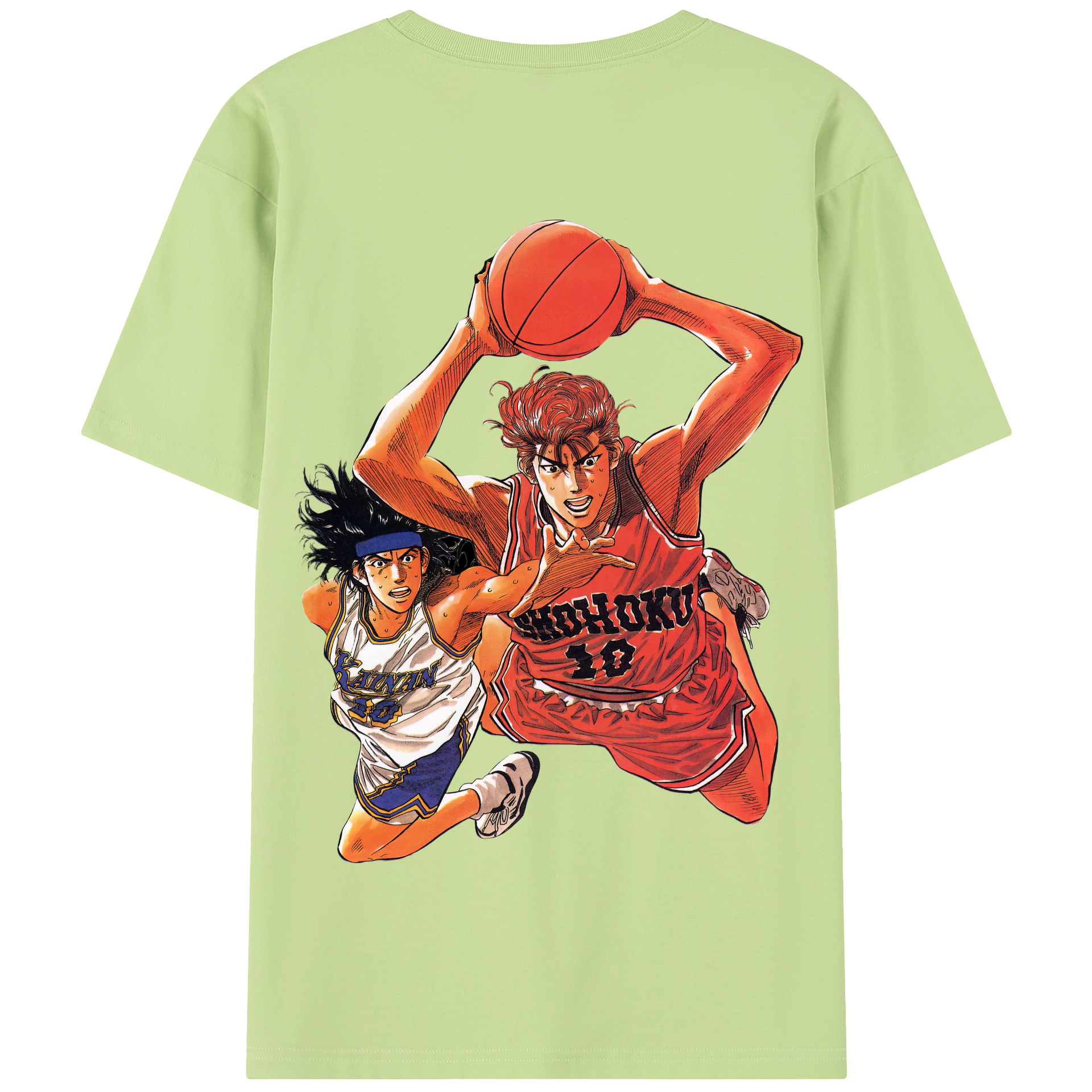 （画像用） SLAM DUNK／スラムダンク 綿100％半袖Tシャツ（背面プリント）